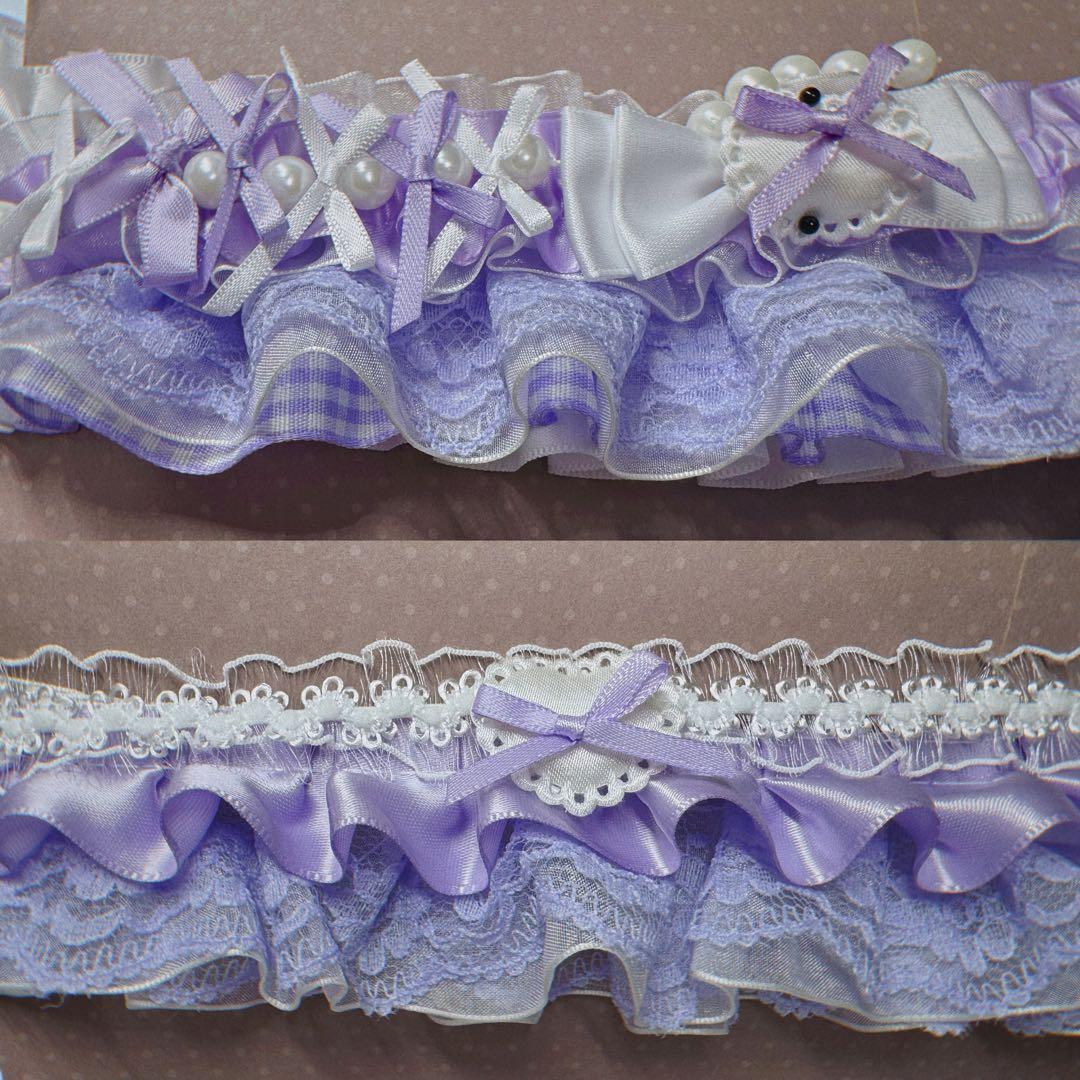 【ぴーくページ】ぬい服 ヘッドドレス ドレス　推し活 ハンドメイド