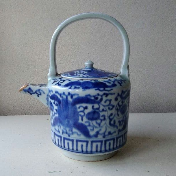 染付   水差し   急須