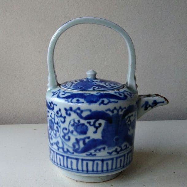 染付   水差し   急須