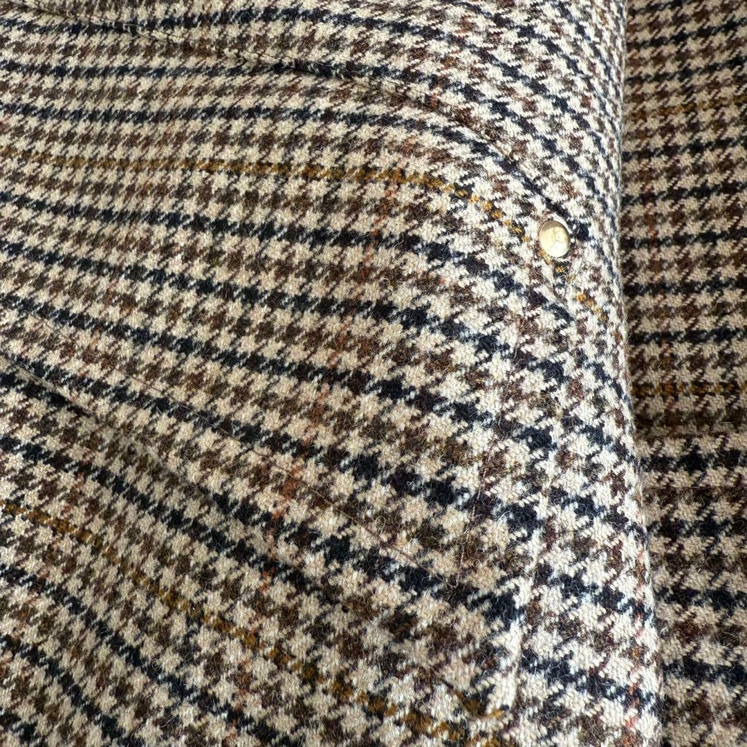 新品　マッキントッシュ　ニューハンビー　ロング　ブラウンチェック　8