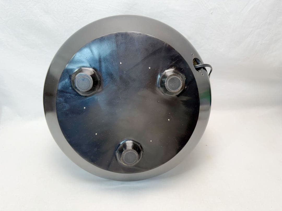 ほぼ未使用 茶道具 唐銅製 野々田面取風炉 古銅色 電熱器 敷板 2点セット元箱