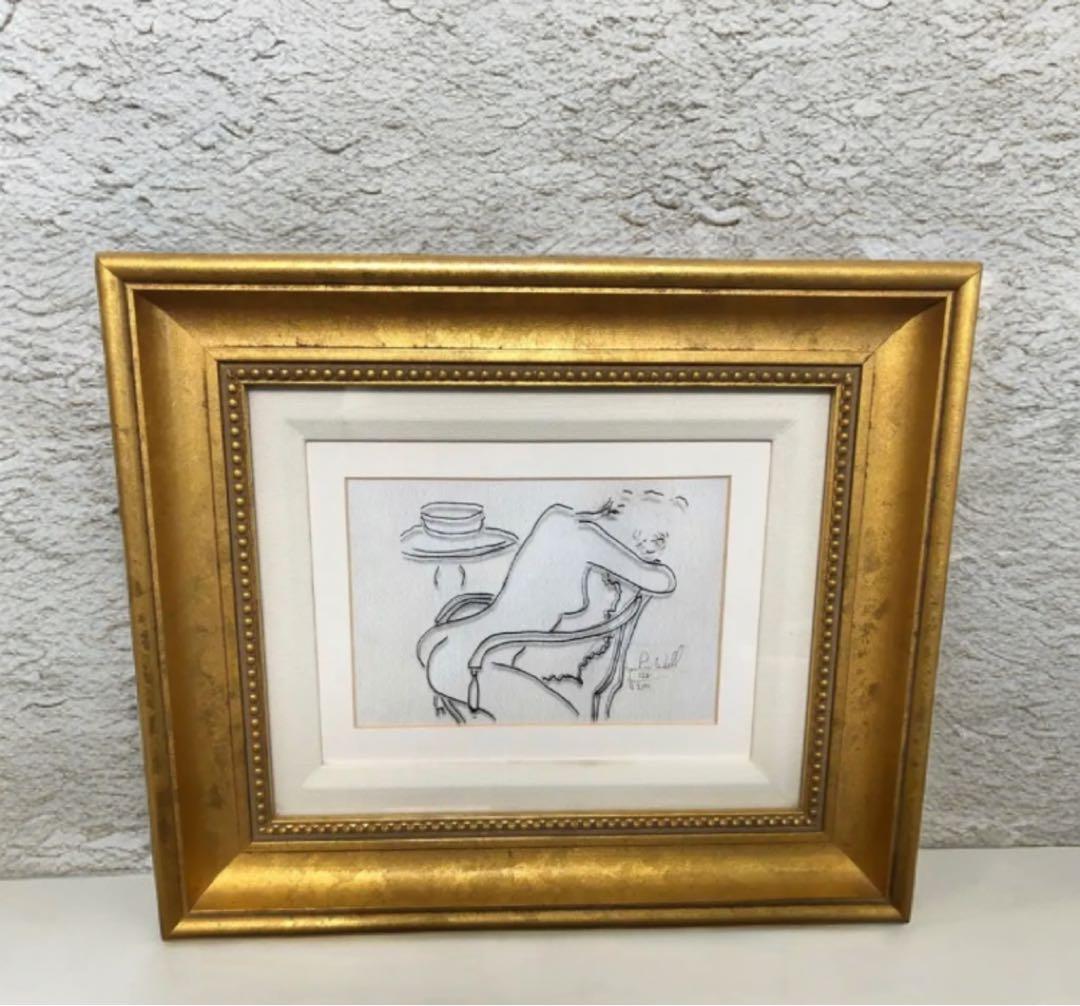 希少　真作　ジャンピエールウェイル　jean pierre weil 線画