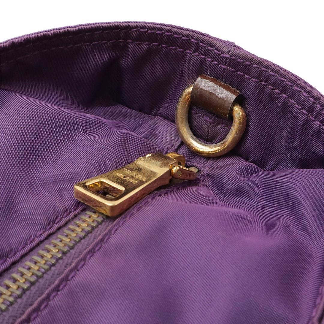 花*丸様 PRADA プラダ トートバッグ ハンドバッグ 2WAY パープル 紫