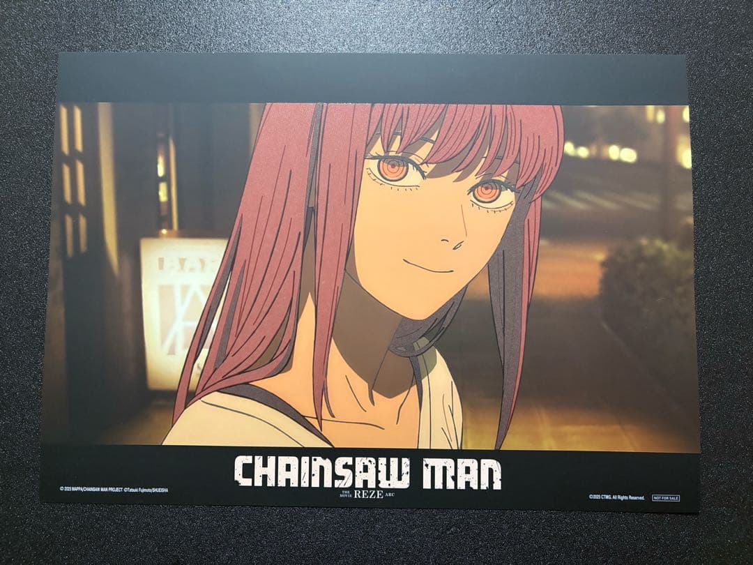 台湾限定 チェンソーマン レゼ編 A3 ポスター 夜行 香り付き 4種フル レゼ