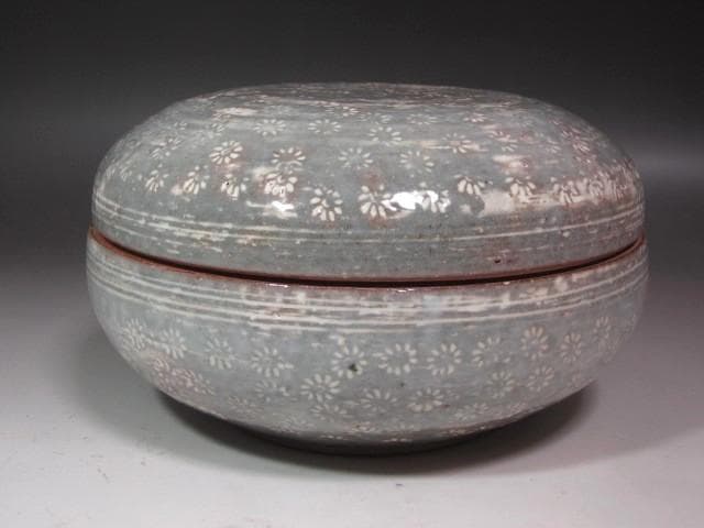 ☆　浅見与し三　三嶋手喰籠　堀内流十二代兼中斎　宗完の花押がございます☆y559