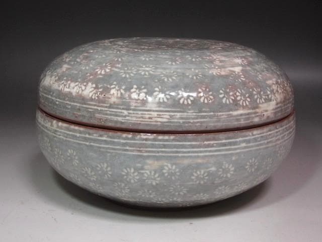 ☆　浅見与し三　三嶋手喰籠　堀内流十二代兼中斎　宗完の花押がございます☆y559