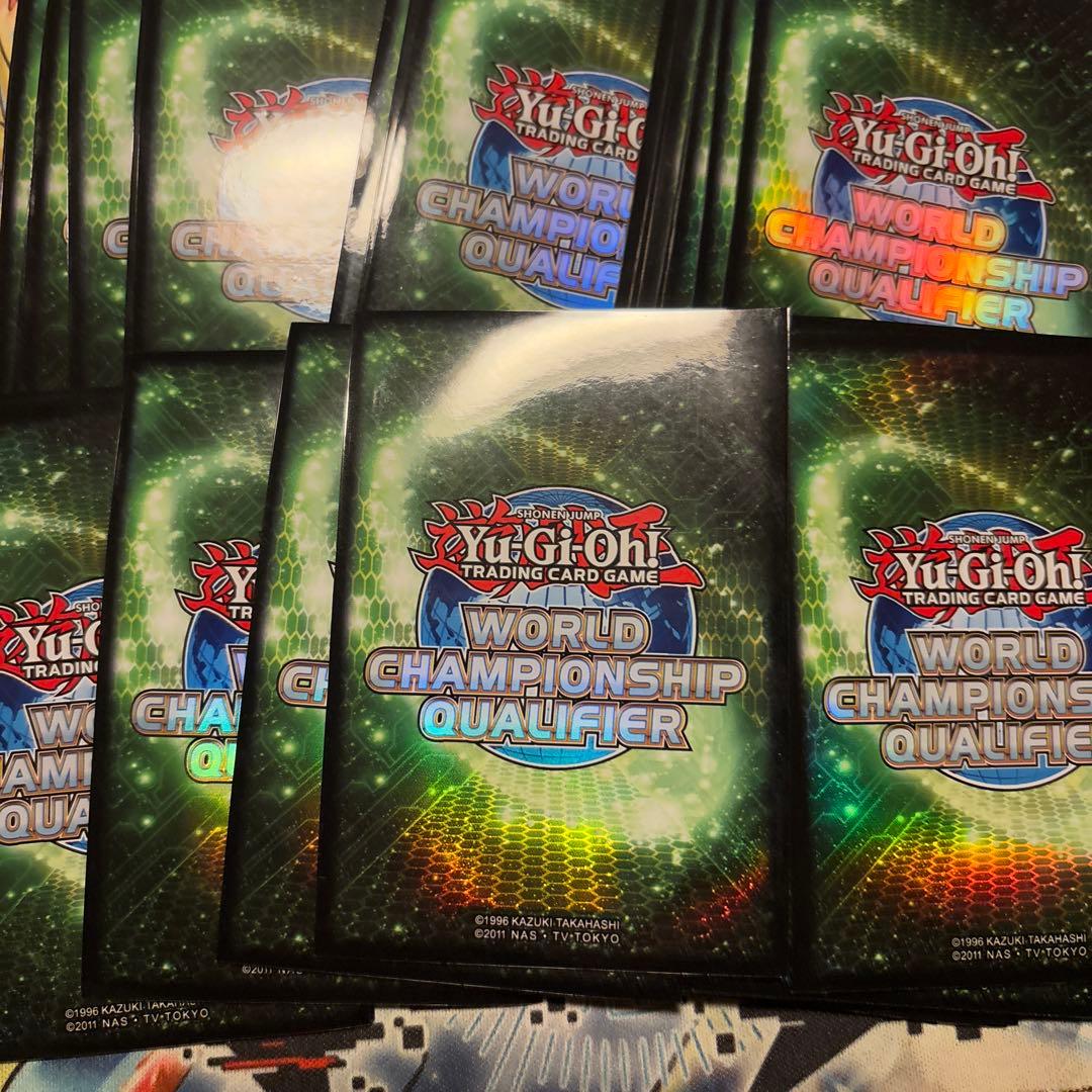 遊戯王　wcqスリーブ2013 グリーン　80枚