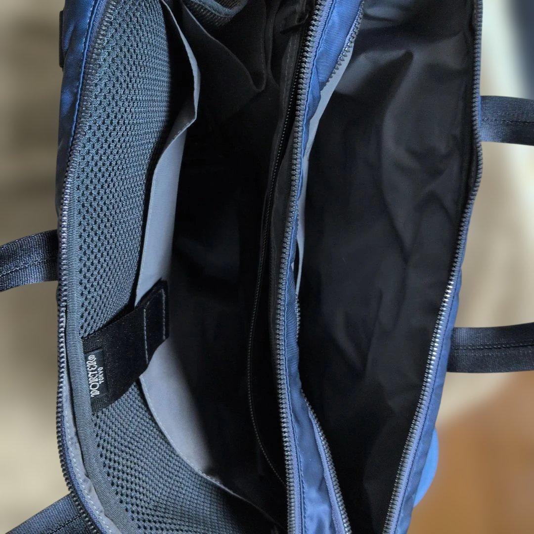 POTER 　吉田カバン　ブリーフケース　2way　アイアンブルー　美品