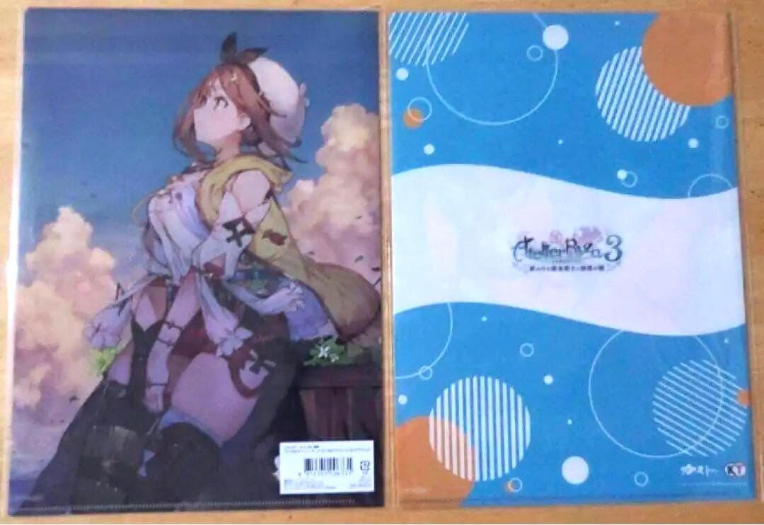 ライザのアトリエ 非売品 コラボ ライザ A4 クリアファイル コミケ C102