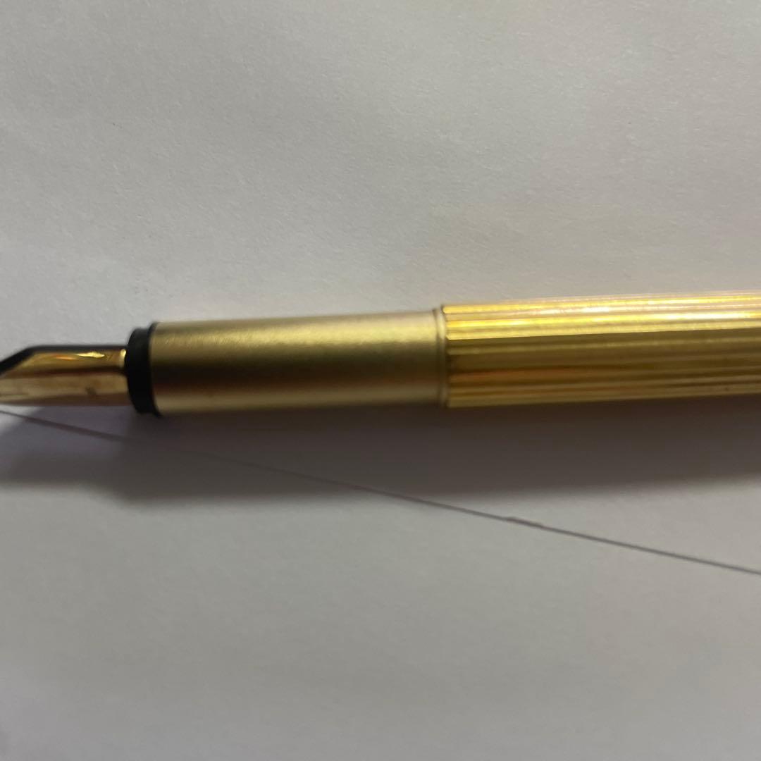 モンブランノブレスゴールド 万年筆ペン先585細字