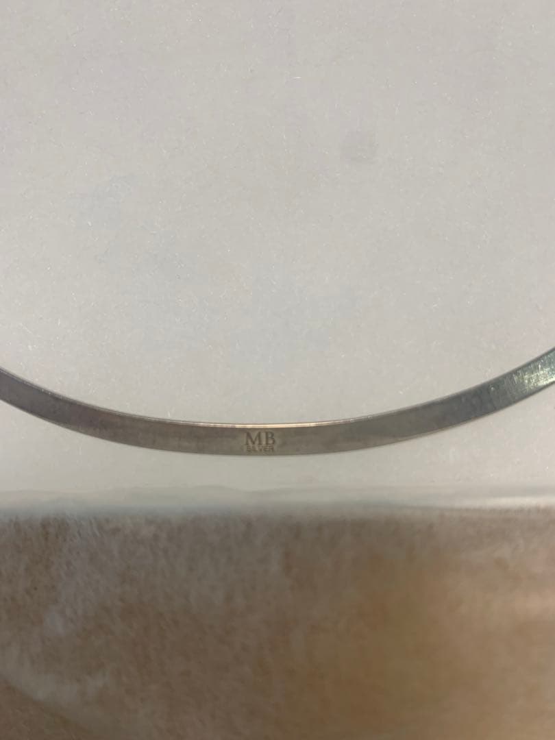 MB ハイエンド シルバー チョーカー ネックレス OX JEWELRY