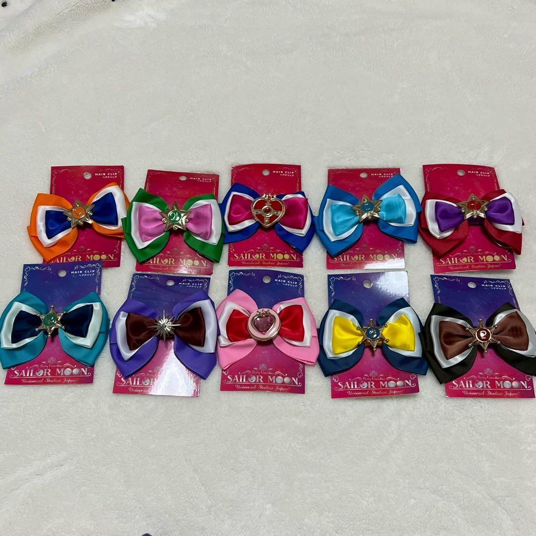 新品未使用送料込みセーラームーンヘアクリップ全種類USJ限定