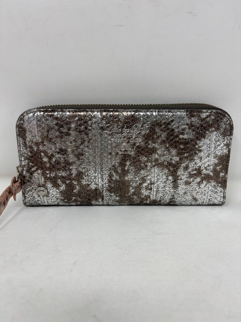 A1129 ADMJ ラウンドウォレット 蛇革 マルチマテリアル