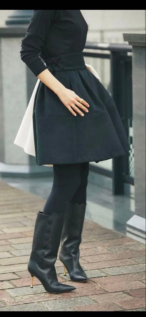 SEVEN TEN セブンテン ハイウエストフレアキュロット