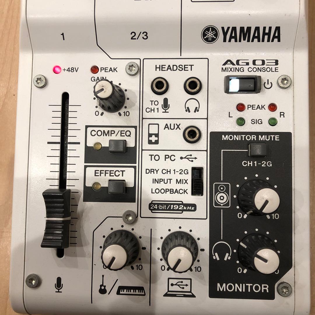 YAMAHA　AG03オーディオインターフェース
