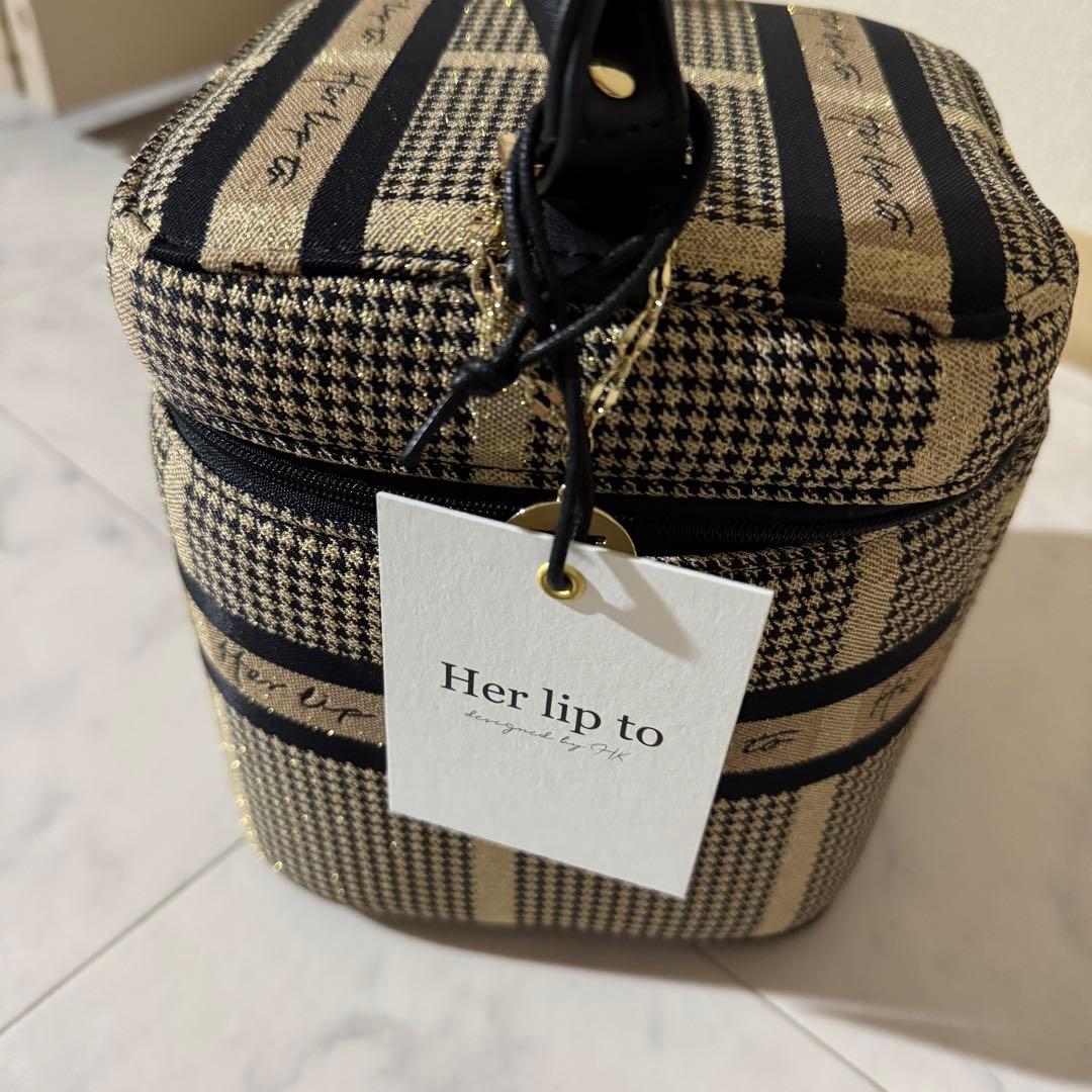 【Herlipto】Jacquard Vanity Bag