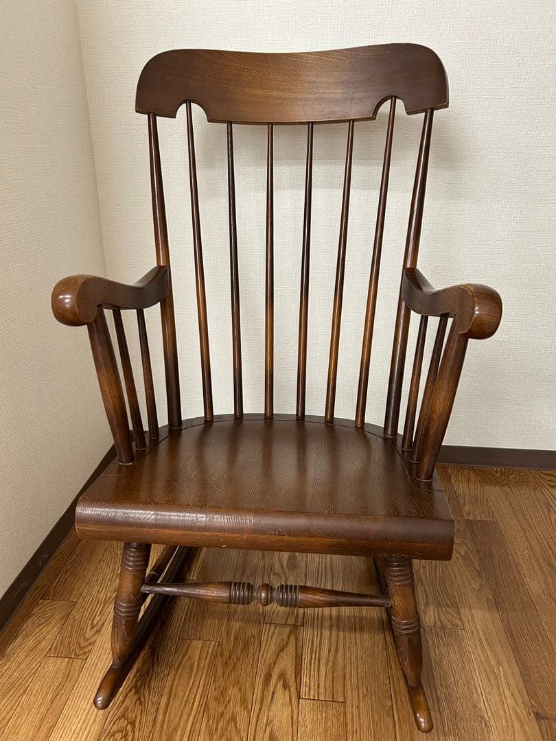 飛騨産業キツツキ 木製 ロッキングチェア アンティーク