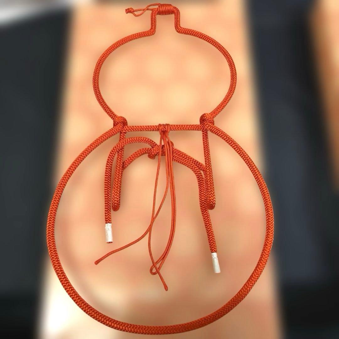 瓢扇掛 朱 紫 油運 ツノ お茶道具 2つセット 扇子かけ 壁掛け