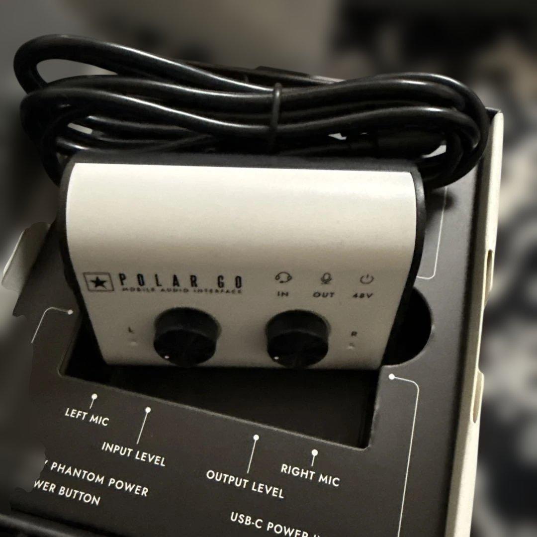 Polar Go オーディオインターフェース +48Vマイク内蔵 ブラックスター