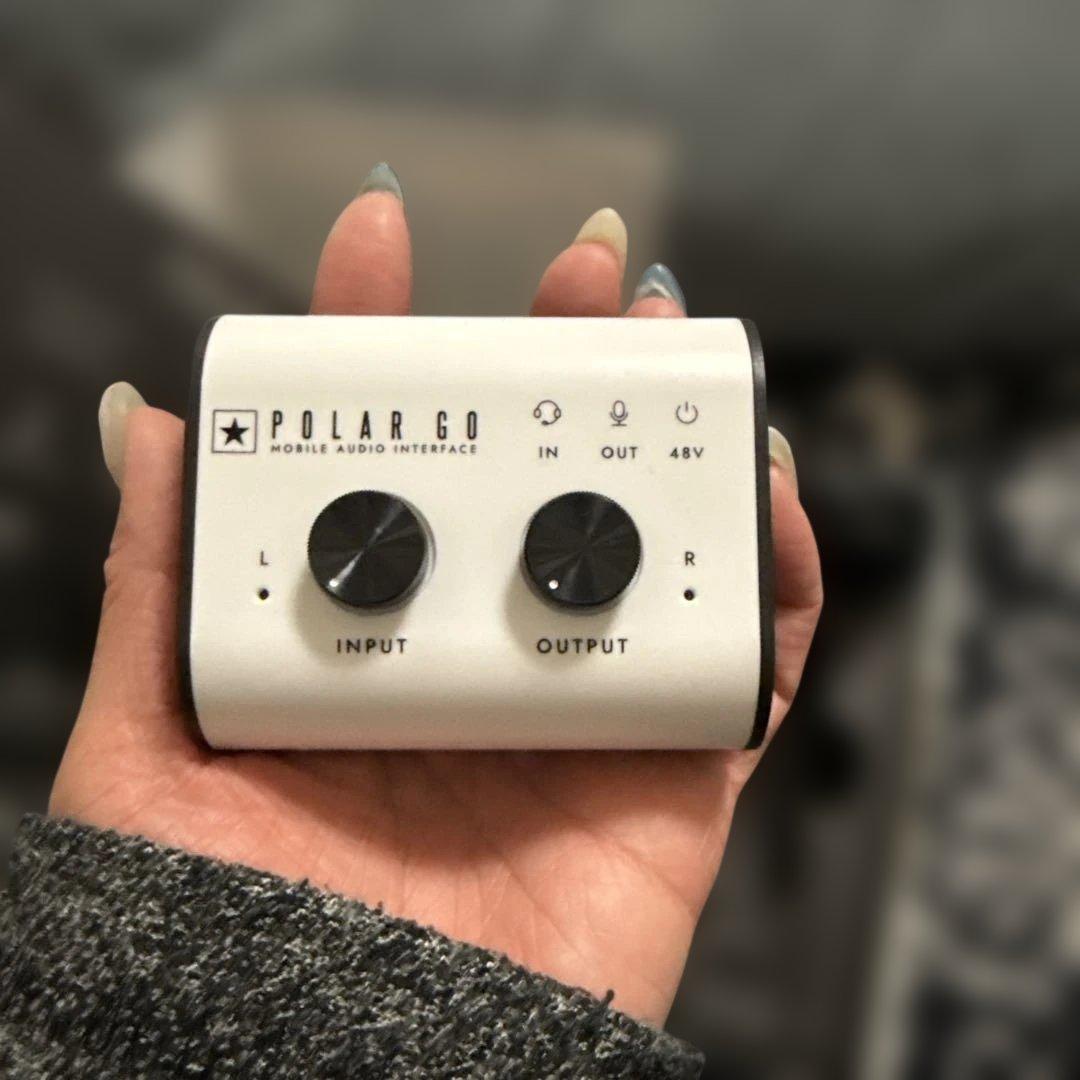 Polar Go オーディオインターフェース +48Vマイク内蔵 ブラックスター