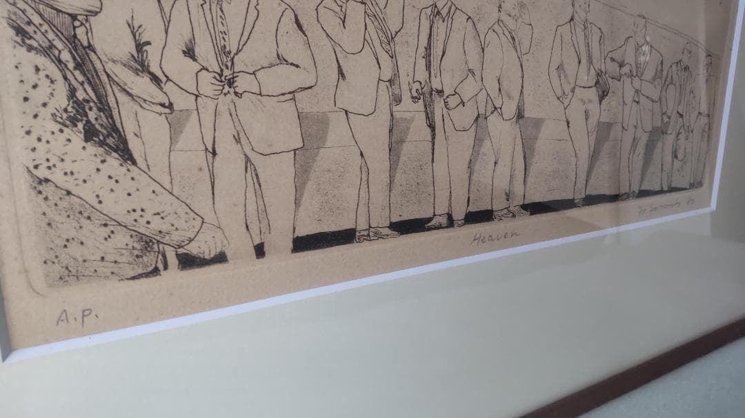 山本容子　銅版画　HEAVEN