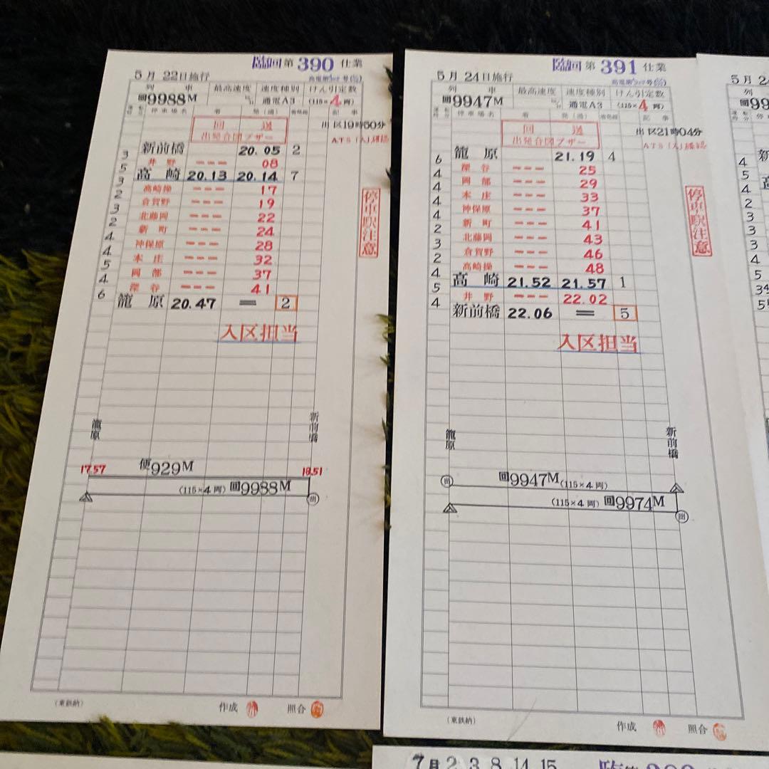 鉄道　スタフ　臨いろいろ