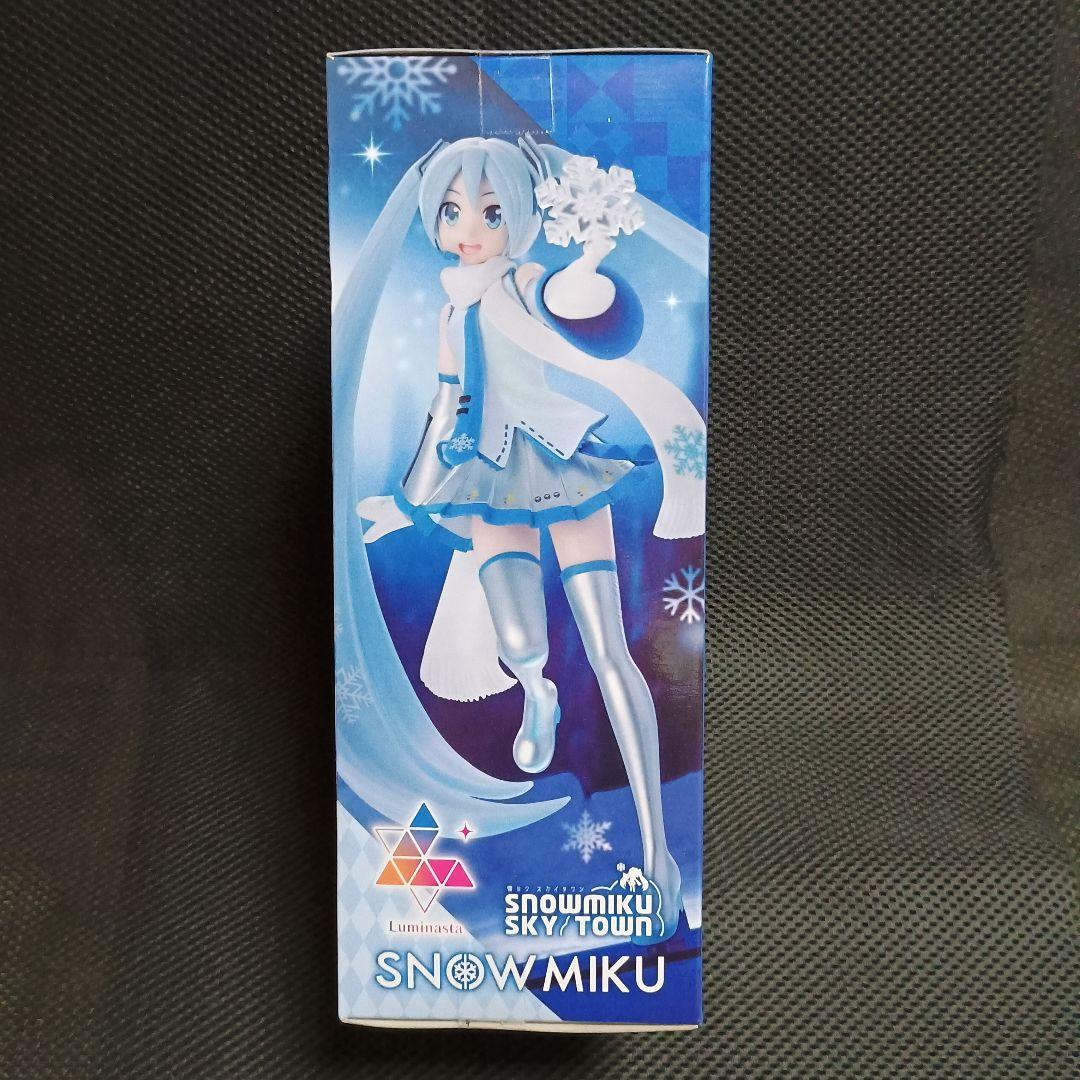 初音ミクシリーズ　ルミナスタ　雪ミクスカイタウンver.　4体セット！