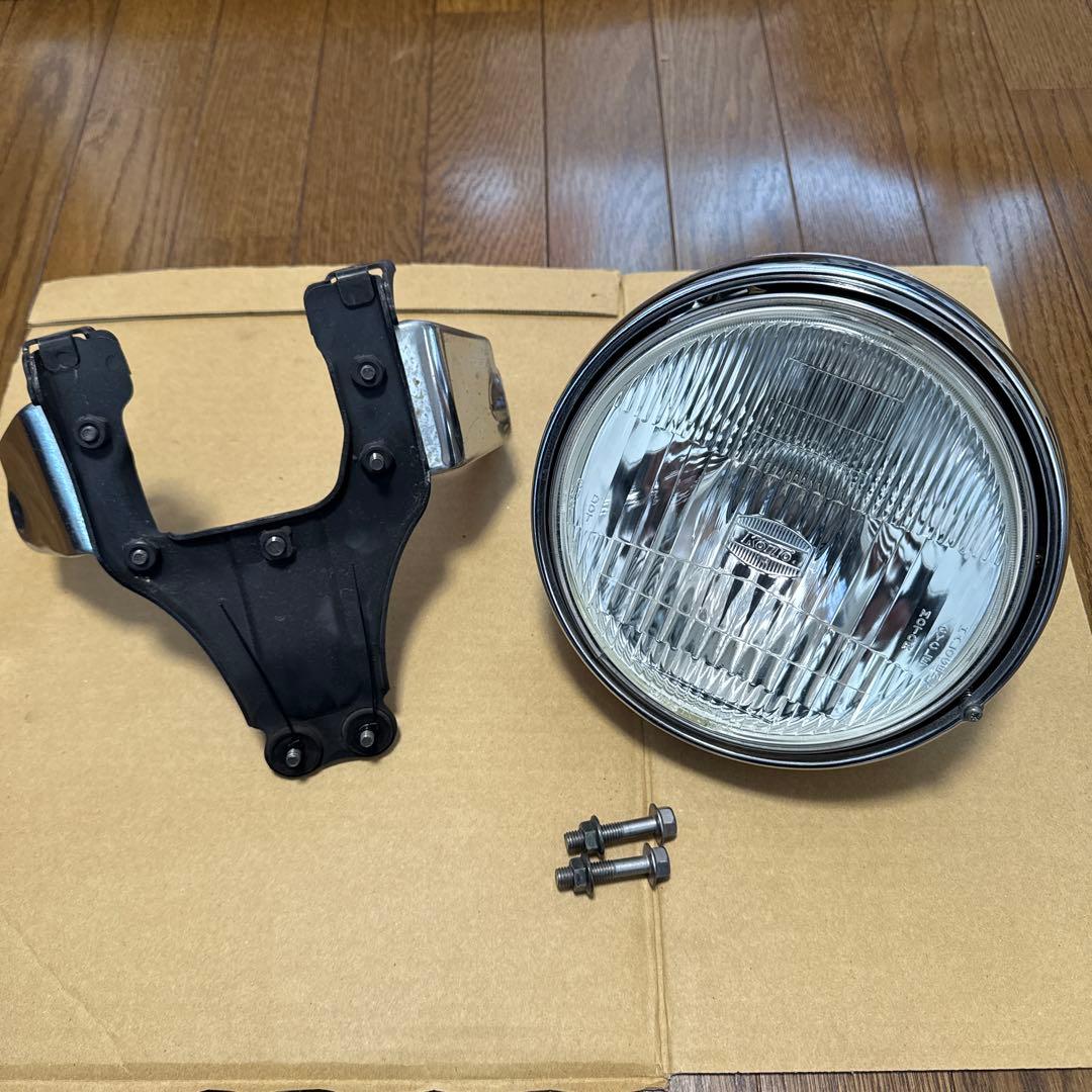 【おかぴ】SR400 SR500 純正 ヘッドライト ブラケット ステー