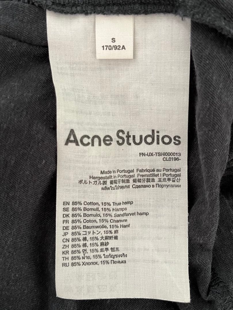 Acne Studios ブラック Tシャツ 1996