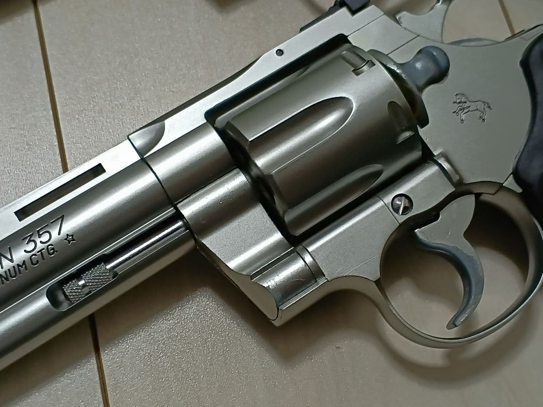 【中古品】東京マルイ ガスリボルバー「コルトパイソン」6インチ ２丁セット