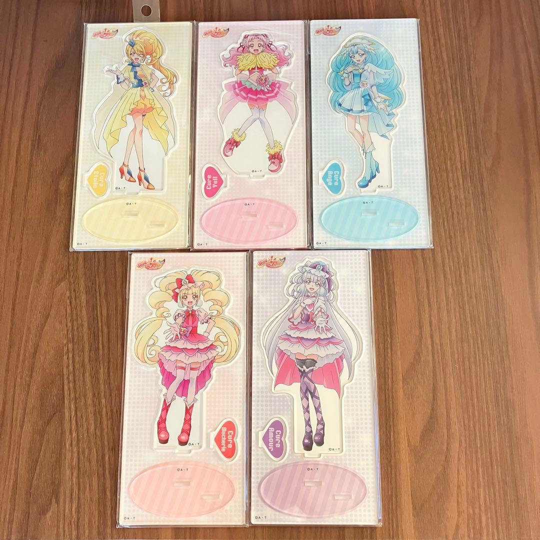 HUGっと！プリキュア アクスタ5種セット