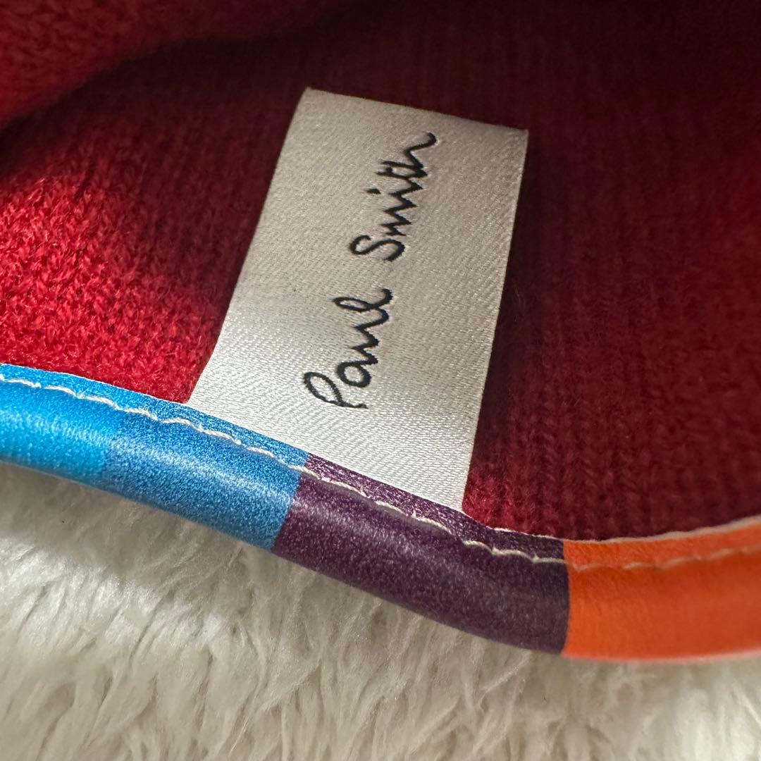 未使用品　Paul Smith ポールスミス　手袋　グローブ　レザー　ストライプ