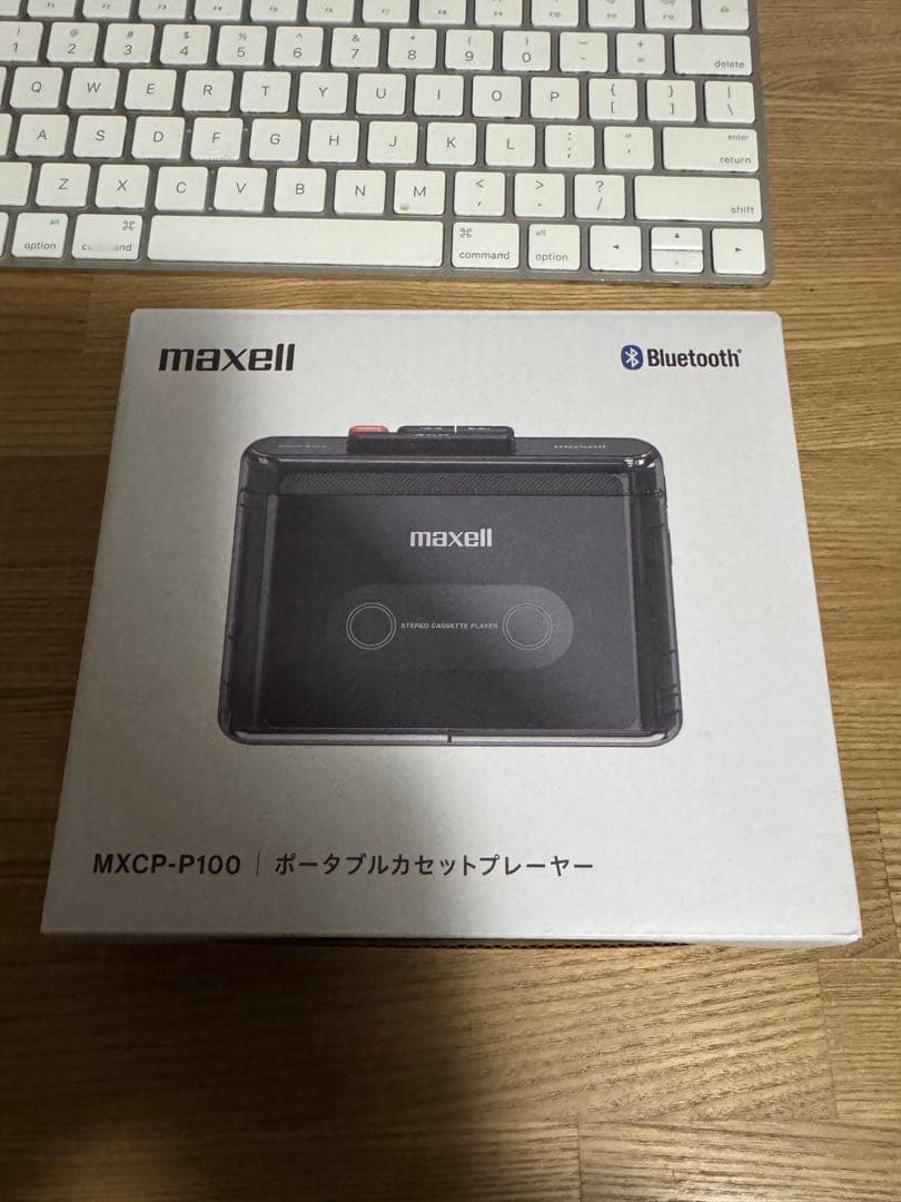 maxell ポータブルカセットプレーヤーMXCP-P100SBK 美品