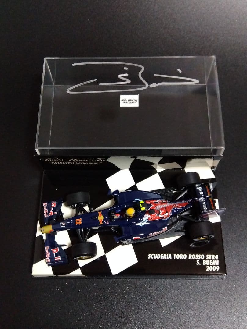 ミニチャンプス セバスチャン・ブエミ トロロッソ2009 直筆サイン 1/43