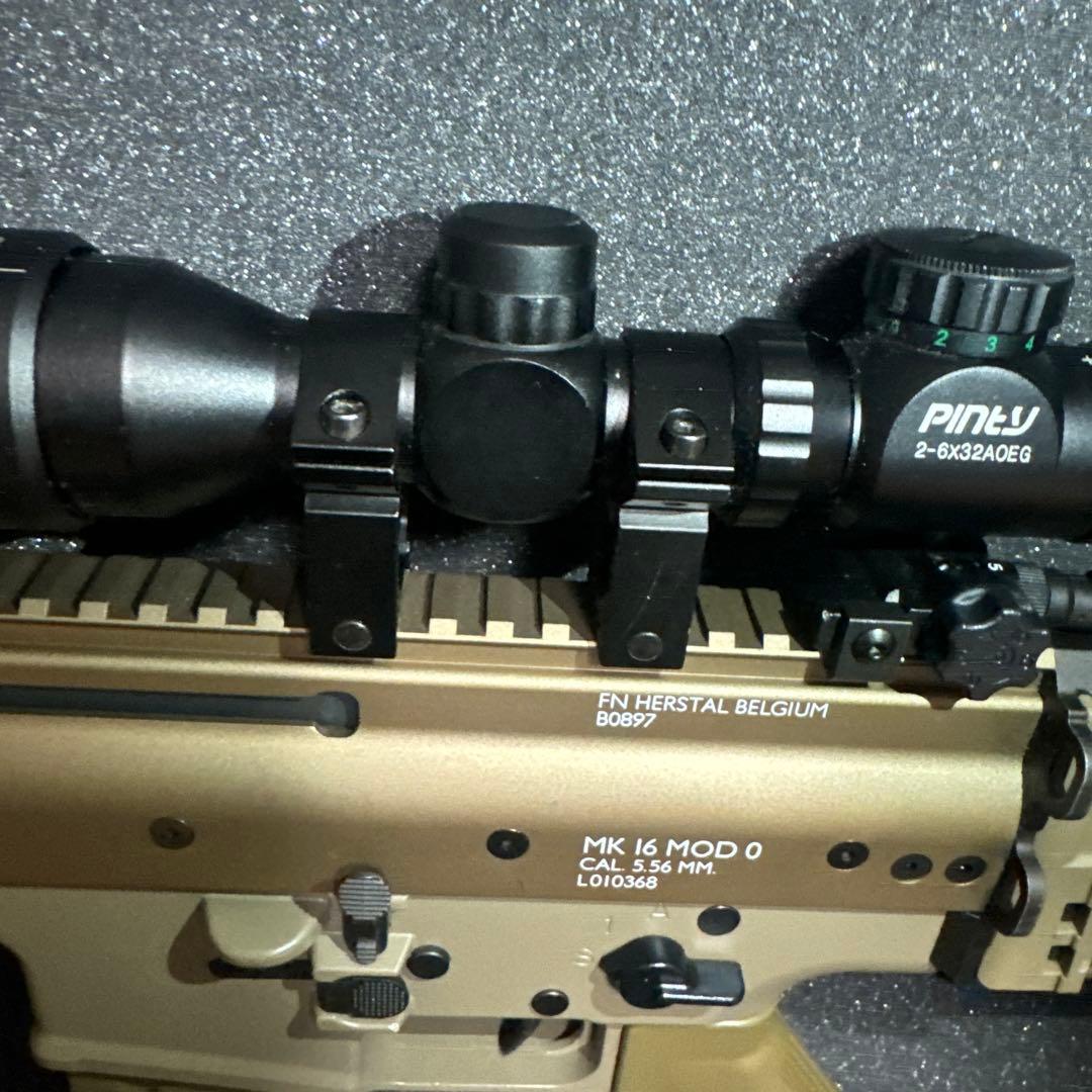 東京マルイ SCAR-L次世代電動ガン タンカラー スコープ付き