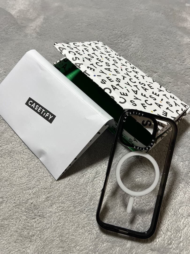 iPhone16ProケースCASETiFY リングスタンドMagSafe対応