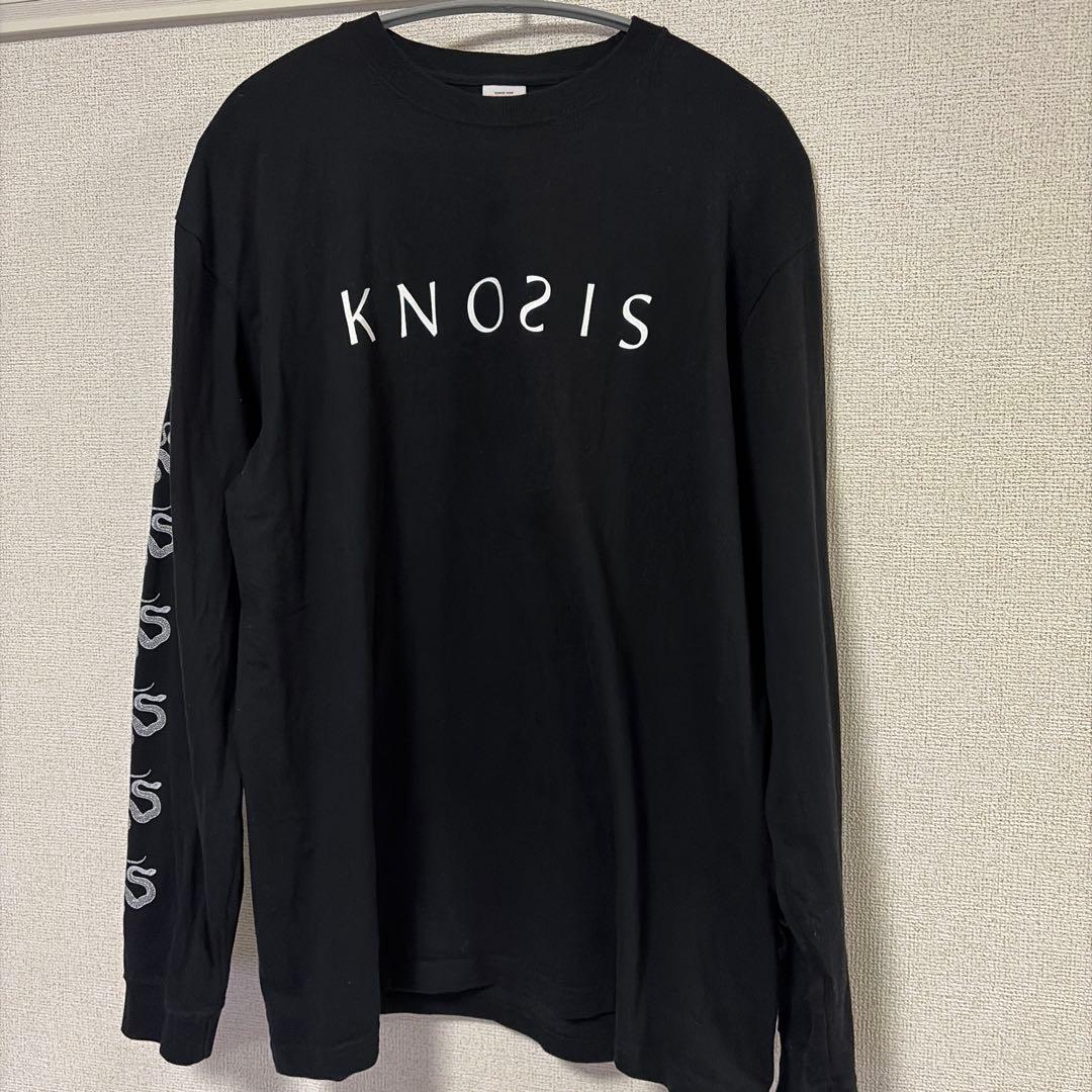 KNOSIS 蛇デザイン ロングスリーブTシャツ