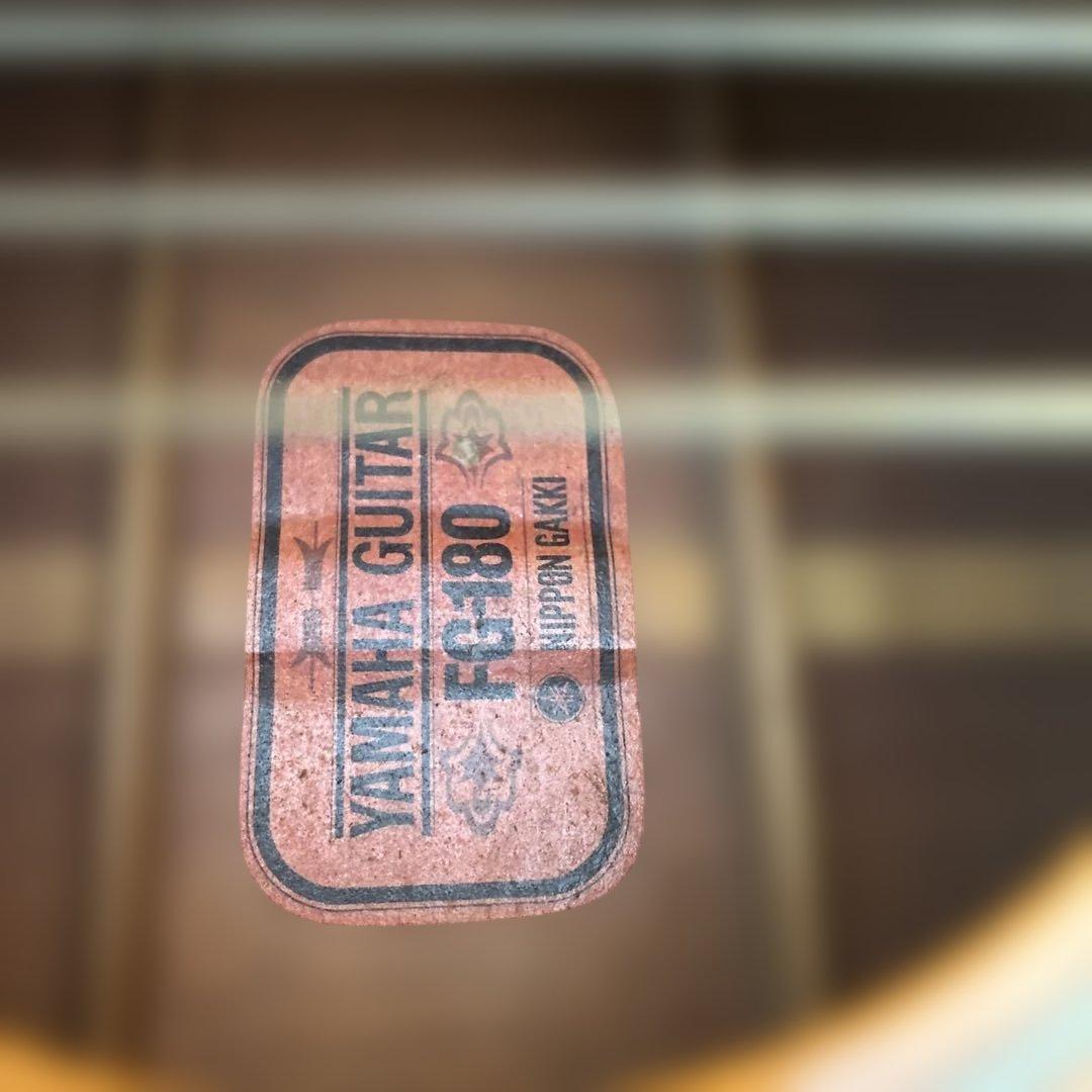 【希少モデル】YAMAHA FG-180 赤ラベル ビンテージギター
