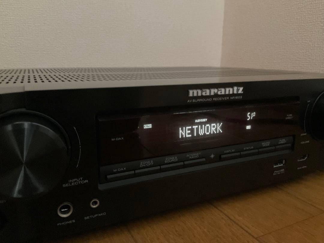 【美品】marantz AVアンプ NR1603 リモコン新品