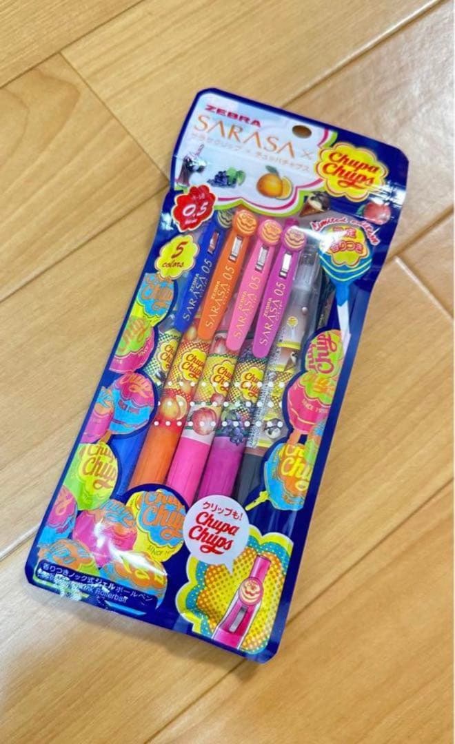 ゼブラ　サラサクリップ× チュッパチャプス　5色セット　ボールペン