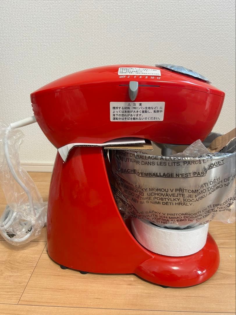 メランジュールロボR 赤 スタンドミキサー