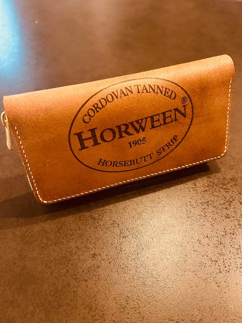 ホーウィンコードバン スタンプラウンドファスナー