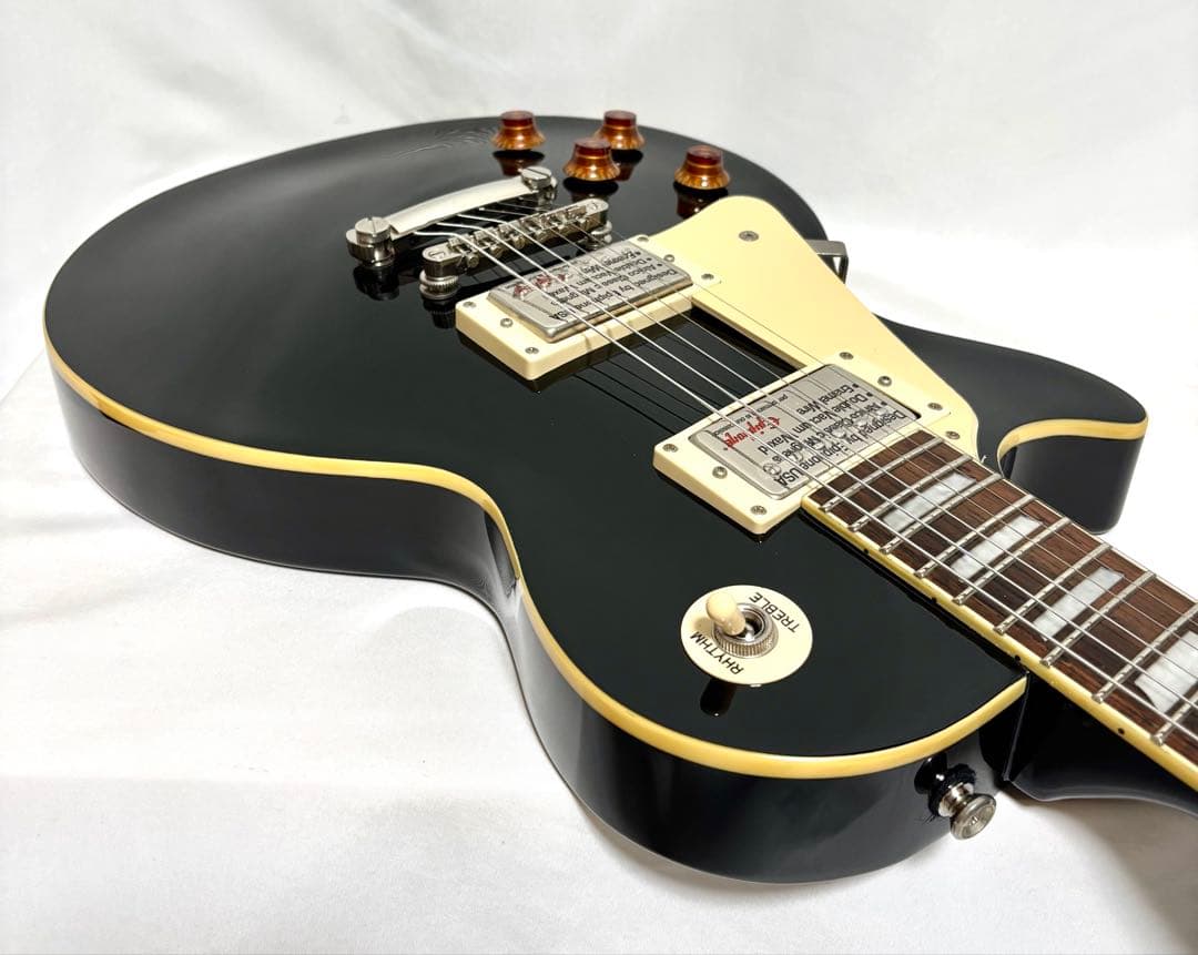 【新品弦張替済】Epiphone レスポール スタンダード エボニー レフティー