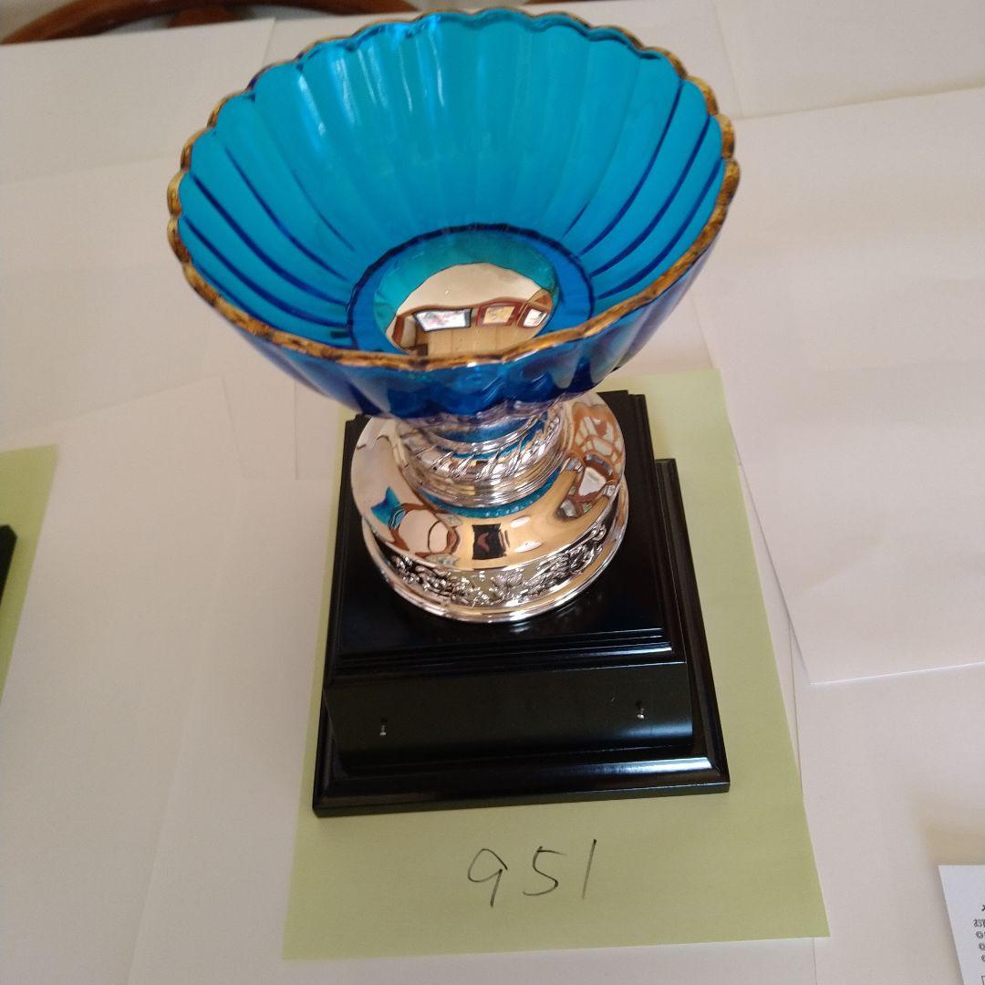 No.951 ブルー、ガラスカップ