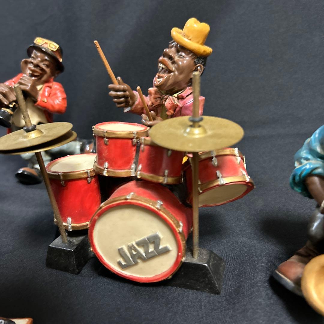 ジャズバンド 置物 フィギュア 元箱付属