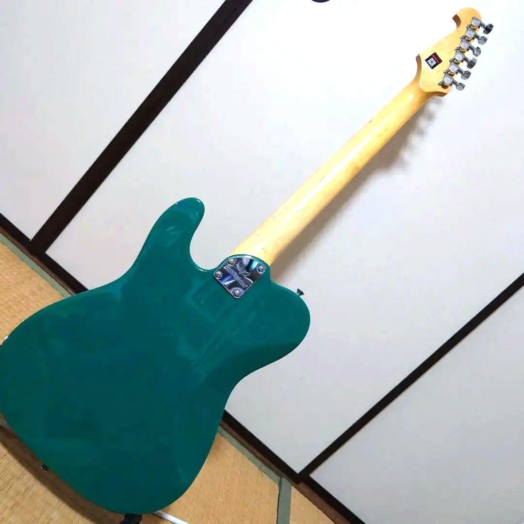 Bullfighter テレキャスタータイプ エレキギター‼️グリーン色‼️