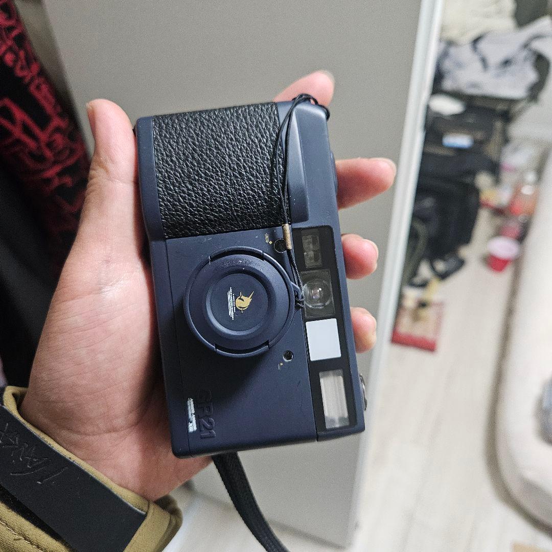 世界に一台フルカスタム RICOH GR21 | ダークネイビーカラ 一仕上げ