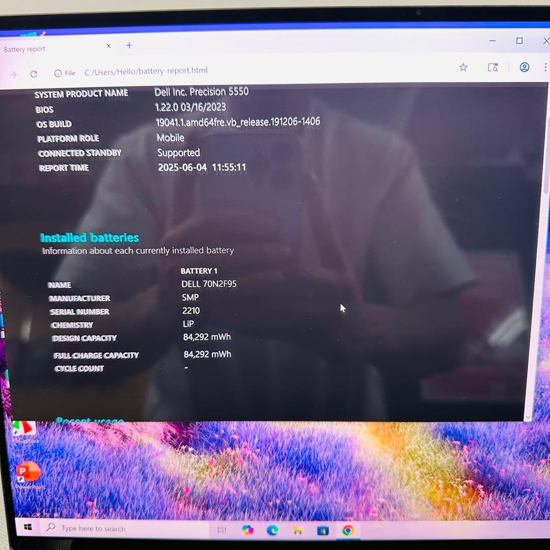 Windowsノート本体 Dell Precision 5550 i7/32/1TB 4K Touch