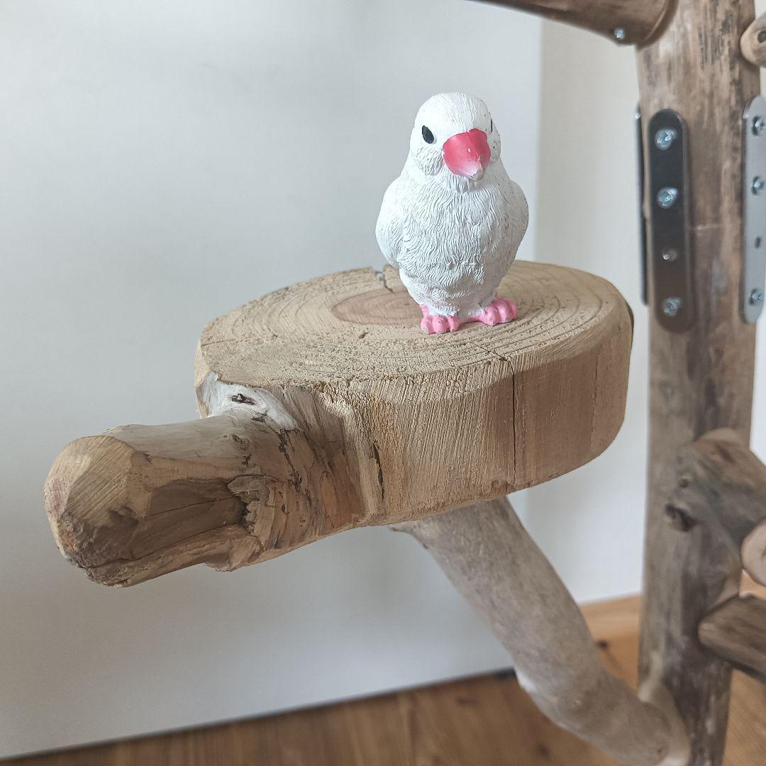 バードアスレチックジム大型 ② 天然木 自然木 流木 インコ おもちゃ