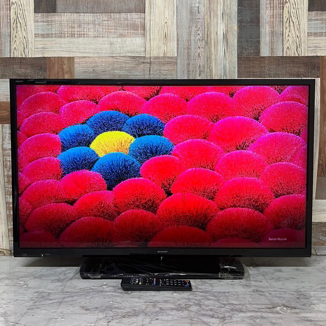 ゆうくん専用全国送料込シャープ40型液晶テレビ Wチューナー新品リモコン付